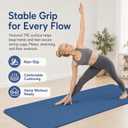Yoga Mat 72" x 24" x 6mm – Non Slip Exercise Mat