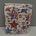 Horaldaily 4th of July Tablecloth 5270 Inch Rectangular, Patriotic Star Strips Pattern Independence Day Memorial Day Washable Seasonal Table Cover for Party Picnic Dinner Decor