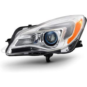 ACANII - For Replacement 2014-2017 Buick Regal Halogen Model Projector Headlight Headlamp Left Driver Side