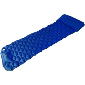GaRcan Outdoor Camping Mattress Ultralight Portable Inflatable Sleeping Mat Damp Proof Pad (Blue)