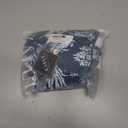 ZAFUL Women's Tankini Swimsuit Two Piece Tummy Control Tassels Bathing Suit Swimwear with Flowy Skirt (Blue, L)