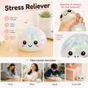 Colorful Dumpling Squishies New Mystery Squishies Dumpling with Box Stress Relief Balls Sensory Toys Desk Squeeze Toys Gift
