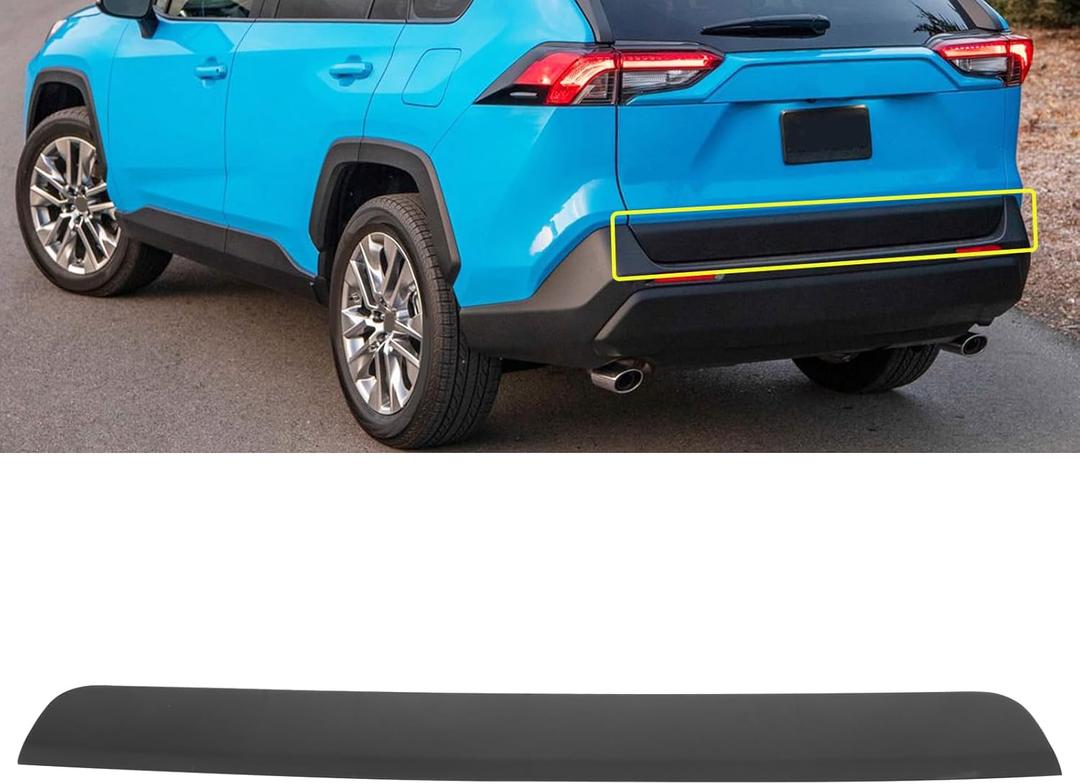 Trunk Lower Molding Trim Tailgate Strip Fit for RAV4 2019-2022 Replace for 76802-0R030,TO1904106
