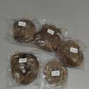 HMD 5 Pieces Messy Hair Bun Hairpiece Tousled Updo for Women Hair Extension Ponytail Scrunchies with Elastic Rubber Band Long Updo Messy Hairpiece Hair Accessories Set for Women12/24 (12/24-Light Brown mix Natural Blonde)