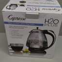Capresso 259 Water Kettle, 10" x 8.25" x 6.25", Polished Chrome