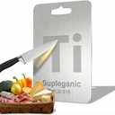 Titanium Cutting Board 100% Pure Titanium Cutting Boards For Kitchen XL Size, Food-Grade, Non-Slip Surface, for Meat, Vegetables and Fruits Professional Chef Board, Easy Clean Kitchen Board