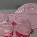 8PCS Giant Pink Bow Balloons - 35 Inch Foil Balloons for Baby Shower, Girls' Gender Reveal, Bow-Themed Birthday Party Decorations
