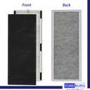 PUREBURG Replacement Filter Set Compatible with Hunter HP600 Tall Tower Air Purifier, 2 H13 HEPA + 4 Activated Carbon Pre-Filters Air Clean Dust VOCs Odor