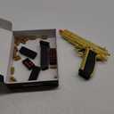 Gold Toy Pistol Guns Toys for 8 9 10 11 12 13+ Year Old Boys Kids, Sports & Outdoor Play Toys Gun with Soft Bullet & Shell Ejecting, Fidget Toy Guns for Boys 8-12, Kids Gifts for Birthday