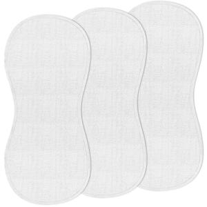 3 Pcs Changing Pad Liners Fits in Peanut Shape Changing Pad Waterproof Diaper Mats Organic Cotton Peanut Mats are Warm on a Baby's Back, Washable Reusable(Simple Style,White)