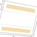 Acrylic Sign Holder 8.5 x 11 Inches Horizontal,Clear Plastic Wall Wall Frame Poster Paper Holder with Double Sided Tape for Office, Home, Store, Restaurant-No Drilling (6 Pack)