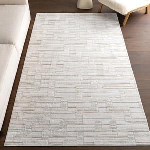 nuLOOM Cailin Geometric 2x8 Machine Washable Runner Rug for Living Room Bedroom Dining Room Entryway Hallway Kitchen, Ivory/Cream