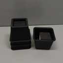 Ihomepark Bed Risers 3 Inch, Heavy Duty Square Furniture Frame Lift for Couch, Chair, Desk, Sofa and Bunk Bedpost, Set of 4