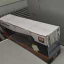 Comfort Zone 1500W Convection Baseboard Heater – Silent Portable Electric Space Heater with Adjustable Thermostat, 2 Heat Settings & Safety Tip-Over Switch – Black