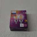 Philips Ultra Definition LED 6.6W (60W equiv) Candelabra (E12) Base A15 Dimmable Bulb, 2-Pack, 573394