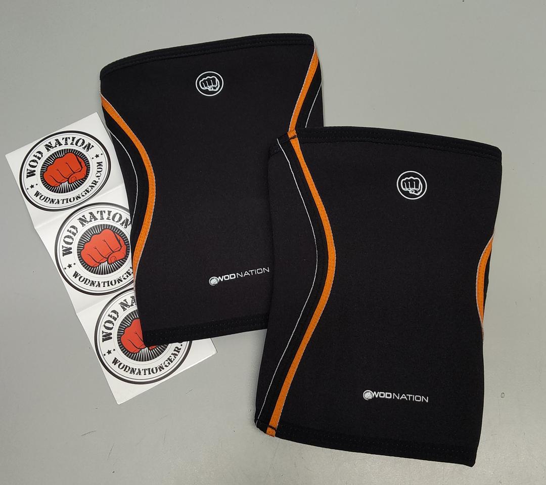 2 Knee Sleeves X-Large Black 5mm