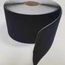 6" Black SELF-Adhesive Acrylic Hook and Loop Fastener - Loop Side ONLY - 1 Yard