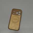 LOVE 3000 Designed for iPhone 17 Pro Case, Premium Silicone [Compatible with Magsafe][Soft Anti-Scratch Microfiber Lining] Shockproof Protective Phone Case for Men Women 6.3", Light Brown