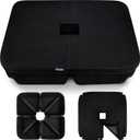 Rhino BaseMate EVA Material - Patio Umbrella Base Weights up to 200 Lb. | for Cantilever Umbrella, Regular Umbrella, or Any Offset Umbrella Base | 4-Part, 900D Heavy-Duty, All-Weather (Square)