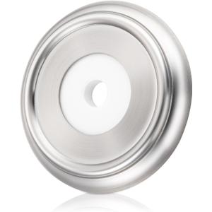 Enhon Metal Tub Spout Cover Ring, Bathroom Faucet Remodeling Wall Plate with Foam Gasket, 1-1/2 Inch ID and 3-5/8 Inch OD(Brushed Nickel)