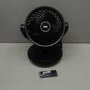 DREO Fan for Bedroom, 13-Inch Oscillating Table Air Circulator Fan for Whole Room, 120 Tilt Adjustment, 25dB Ultra-Quiet, 75ft Powerful Airflow, 4 Speeds Desk Fans with Remote for Home, Office (Black)