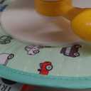 BETTERLINE Baby Car Seat Toy for Infants and Toddlers, Interactive Driving Steering Wheel with Lights, Music and Mirror, Realistic Driving Sounds - Can use for Stroller or Playpen, Adjustable Strap