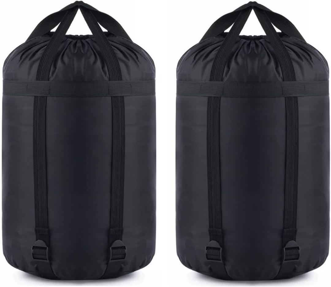 Compression Stuff Sack, 12L/24L/45L Sleeping Bag Cover Sack Sleeping Bags Storage Stuff Sack Organizer - Great Sleeping Bags Clothes Camping Hiking Backpacking