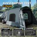 WildFinder SUV Tent, Rectangle Car Tent for Family, Waterproof & Windproof for Car Camping, Large Camping Tents with Storage Bag, SUV, Van, Jeep, 8ft L X 10.6ft W X 7.17ft H