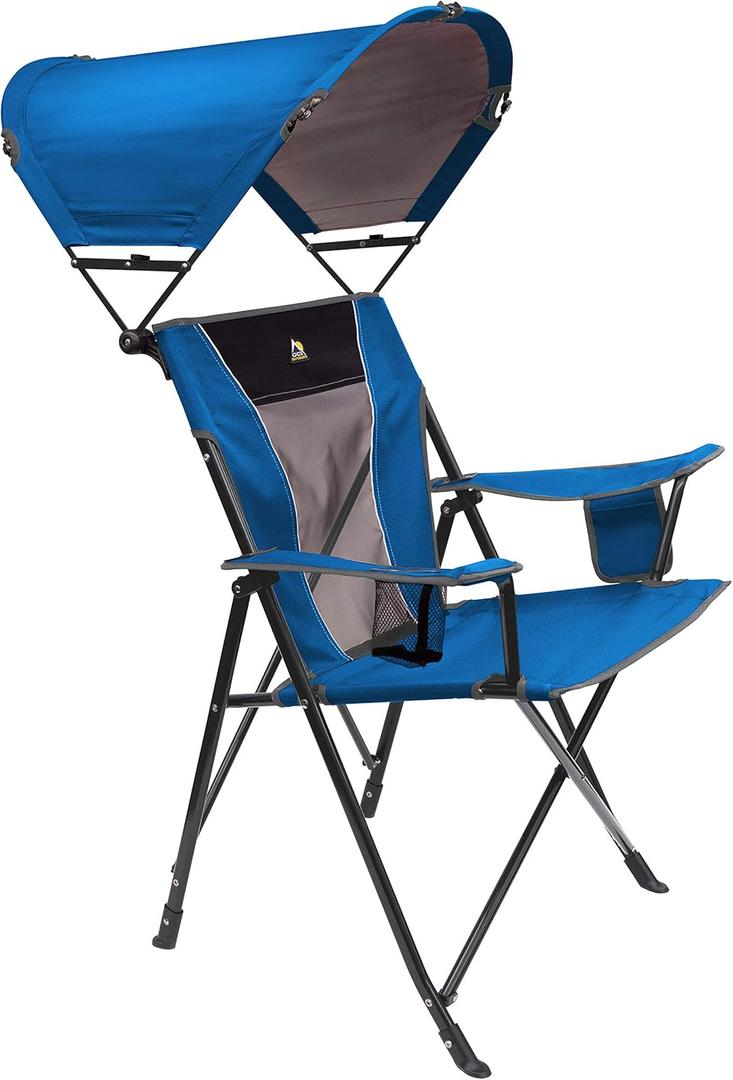 GCI Outdoor SunShade Comfort Pro Camping Chair (Saybrook Royal Blue)