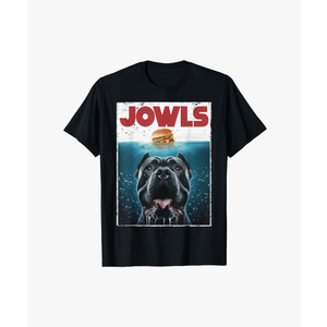 Funny Cane Corso Jowls Top, Drool Burger, Dog Mom, Dog Dad T-Shirt M