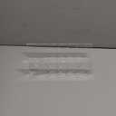 Clear Wall Mounted Marker Holder, Dry Erase Marker Holder | Sturdy Acrylic Material, Mounts To Wall, Marker Tip Slot Keeps Markers In Place | Holds 10 Markers & 1 Eraser (2.9x9.5x3.5in)