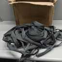 Garden Hose 100ft, Made of TPU(Not PVC), Ultra-Light & Flexible Water Hose, Non-Shrinking, Easy to Store, Drinking Water Safe Material, All-weather, Black&Gray