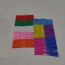 100 Pcs Colored Clothes Pins Wooden, Colored Clothespins for Crafts 2.9 Inch, Clothing Pins for Hanging Classroom