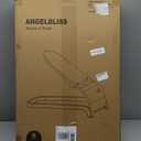ANGELBLISS Baby Bouncer, Portable Bouncer Seat for Babies, Infants Bouncy Seat with Mesh Fabric, Natural Vibrations (Beige)
