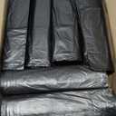 Aluf Plastics 45 Gal Black Trash Bags, 22 Micron (EQ.), 40" x 48" (150 Pk)