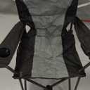 Homcosan Oversized Heated Camping Chair for Adults Without Power Bank, Portable Outdoor Chairs with 3 Heat Levels, Foldable Lawn Chairs Perfect for Camping, Picnics, Fishing (Grey) (1 PC)