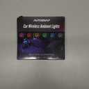 Wireless Car Led Interior Lights 4PCS, 7 Colors Under Dash Lights Touch, Wireless Led Lights for Car, Rechargeable Led Anti-Collision Strobe Lights for Motorcycle, Drones, E-Bikes, Home, Truck