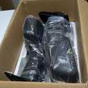 Youxmoto Towing Mirrors fit for 99-07 for Ford for F250 F350 F450 F550 Super Duty Pickup Truck Mirrors, Heated, Manual Telescoping/Folding; Turn Signal; Black