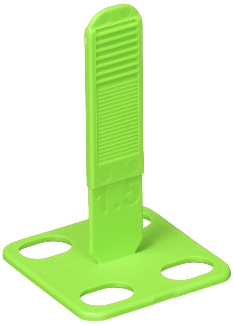 Levolution Pro Flat Spacer 1/16", Tile Leveling & Spacing System for Lippage Control, 50 Pieces