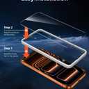 Mkeke 3 Pack Screen Protector for iPhone 17 Pro Max 6.9"[9H+ Tempered Glass] [Easy Installation Frame][Military-Grade Drop Protection] HD Clear, Anti-Scratch, Bubble Free