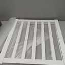 Amazon.com : LZRS 2-Panel Wooden Free Standing Foldable Dog Gate Indoor  Solid Hardwood 24" High, Step-Over Safety Pet Gate for Doorways, Stairs & Small Spaces - Indoor Use, White : Pet Supplies