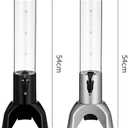 50-ounce/1.5-liter large-capacity Drink Tower Dispenser Beer Tower,Beverage Dispenser with Spigot, Tabletop Liquor Dispenser for Beer, Margarita, Liquor, Beverage (Black)