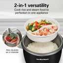 Hamilton Beach Rice Cooker & Food Steamer, 30 Cups Cooked, 15 Cups Uncooked
