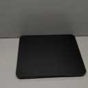 Appliance Slider 360° Rolling Tray for Coffee Maker Bamboo Coffee Pot Slider Tray Countertop Rotation Sliding Tray with Wheels, Small Appliances Mat Easily from Under the Cabinet Black(13.9"×11.6")