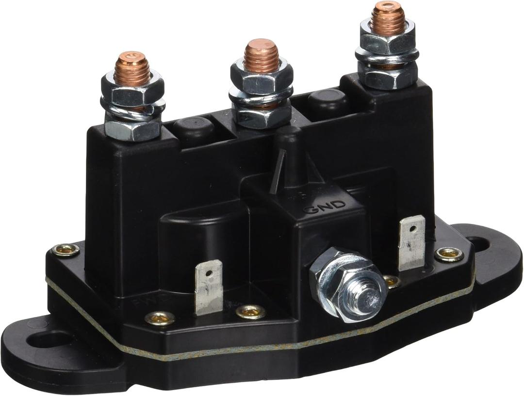 Buyers Products 1306600 Solenoid Switch for Reversing Motor Equipment, 150A Heavy Duty Power Control for Tarp Systems, Truck Winches & Boat Lifts, Weather Resistant with Protective Cover