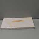 Faucet Mat for Kitchen Sink, Diatomite Stone Drying Sink Protectors, Bathroom Faucet Splash Guard, Quick Dry Water Absorbing, Non-Slip Stone Tray for Kitchen Counter, White, 23.6" x 3.9"