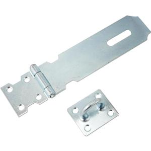 Door Lock Hasp Latch, 6 Inch Stainless Steel Safety Packlock Clasp Hasp Lock LatchGate Lock Hasp with Screws Brushed Finish12pairs