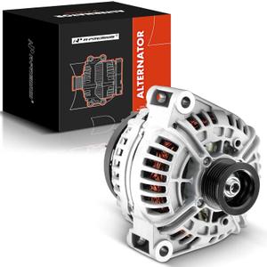 A-Premium Alternator Compatible with Mercedes-Benz E320, E430, E500, S350, S430, S500, SL500, CL500, G500, G55 AMG, CLK430, 12V 150A CW 6-Groove Pulley, Replace# A0121541302, 0124615012