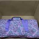 American Mahjong Tile Set, 166 White Tiles Mahjong Set, 4 Transparent All-in-One Racks/Pushers, Complete Game Set with Purple Printed Carrying Bag