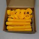 6 Kits 49pcs Can Spout Replacement Kit,Can Nozzle Replacement Kit for 1/2/5/10 Gal,Can Spouts for Old Style Tanks Easy to Install,with Screw Collar Caps, Spout Cover, Base Cap, Drill Bit